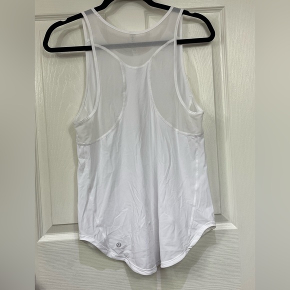Lululemon White Sculpt Tank II, Size: 6 NWT - Picture 9 of 13